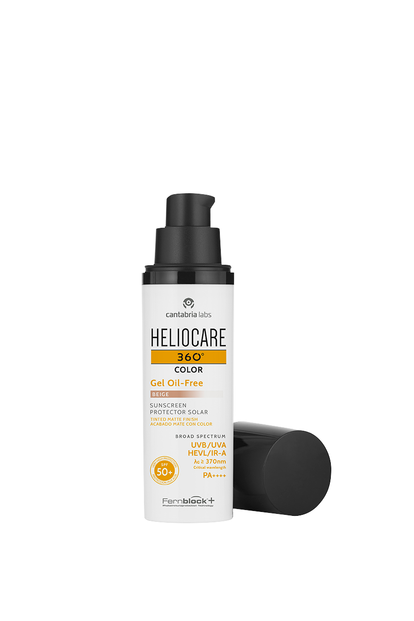 Heliocare Oil Free Beige complexion oily-acne skin SPF50