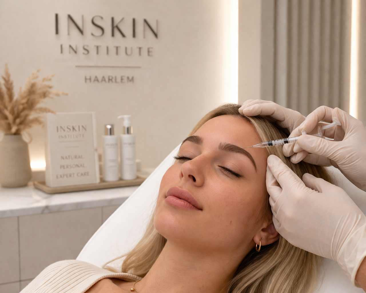 Botox behandeling in moderne huidkliniek vlakbij Heemstede